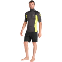 Mens Nuwave Rash X Short Sleeve Vest